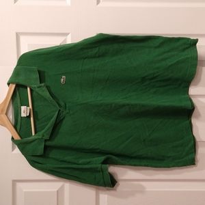 Classic oversized Green Lacoste polo size 6 maybe xxl 💯 cotton